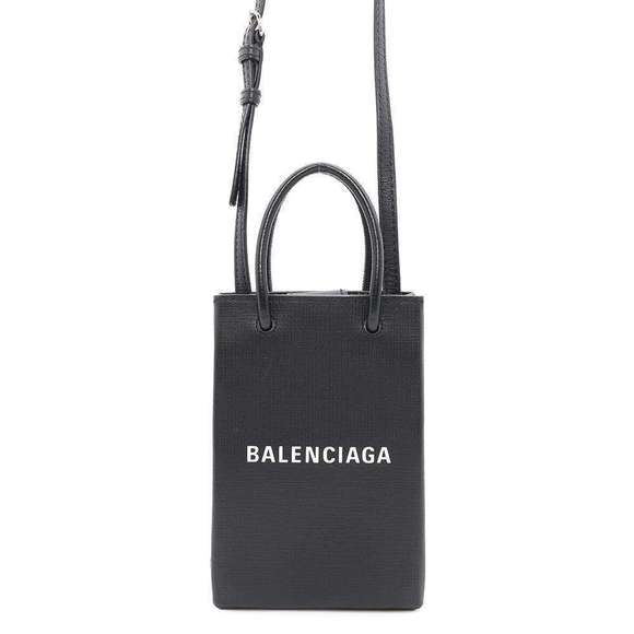 Balenciaga Phone Shoulder Holder Black Bag Crossbody - Picture 1 of 8